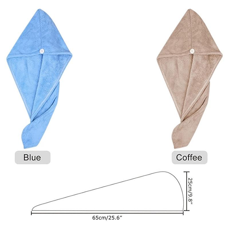 Quick Drying Microfiber Hair Towel for Men & Women