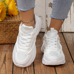 Chunky Sneakers Lightweight Flying Shoes Breathable Running Shoes