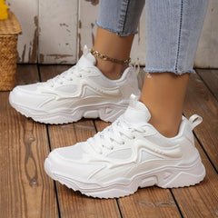 Chunky Sneakers Lightweight Flying Shoes Breathable Running Shoes