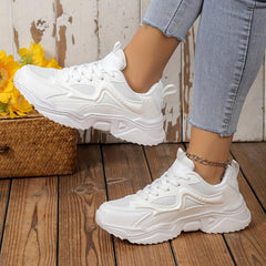 Chunky Sneakers Lightweight Flying Shoes Breathable Running Shoes