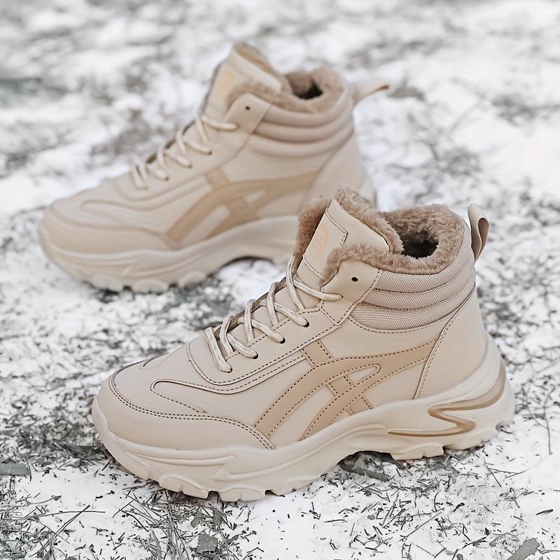Chunky Non-Slip Womens Sneakers Warm Shoes