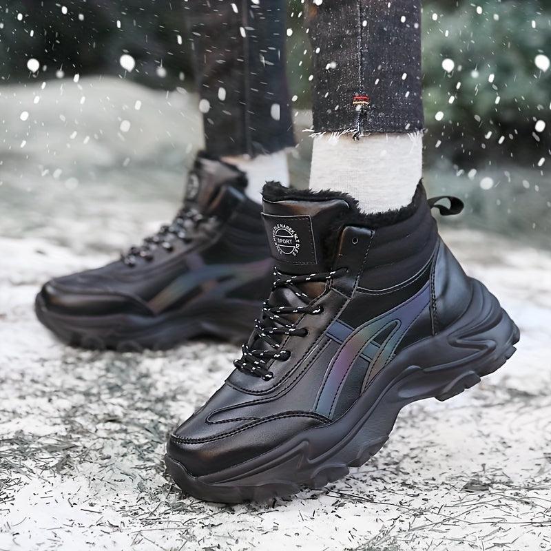 Chunky Non-Slip Womens Sneakers Warm Shoes
