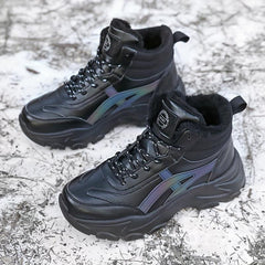 Chunky Non-Slip Womens Sneakers Warm Shoes