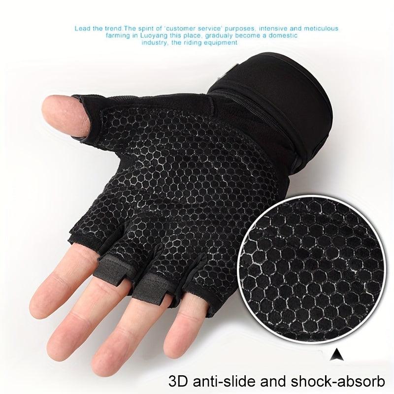 Breathable Anti Skid Workout Gloves for Men and Women