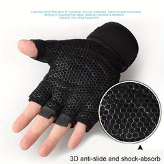 Breathable Anti Skid Workout Gloves for Men and Women