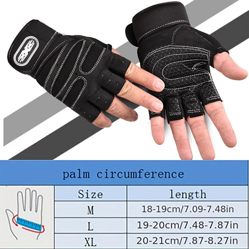 Breathable Anti Skid Workout Gloves for Men and Women