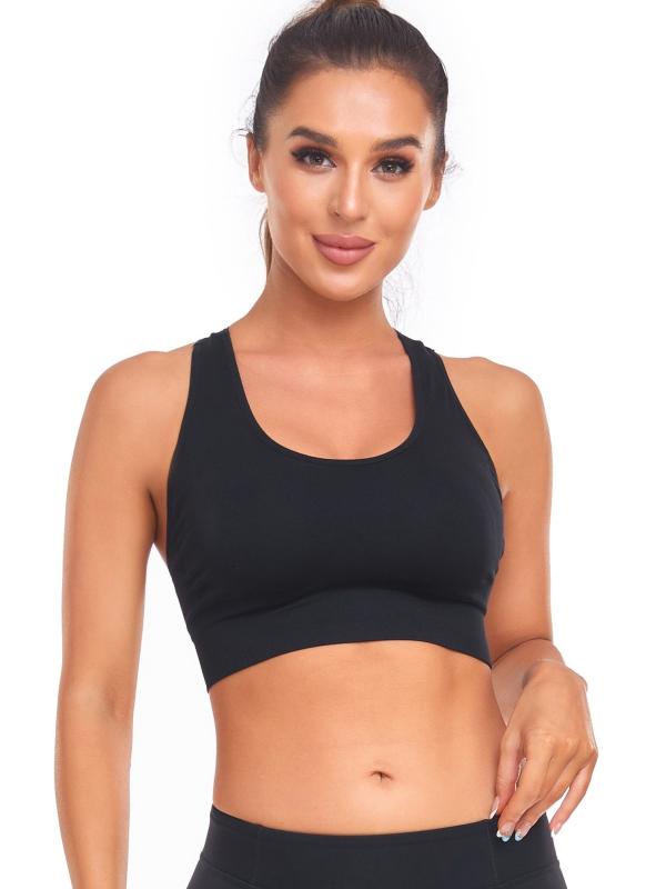 Mesh Breathable Sports Bra High Impact Sexy Tank Top