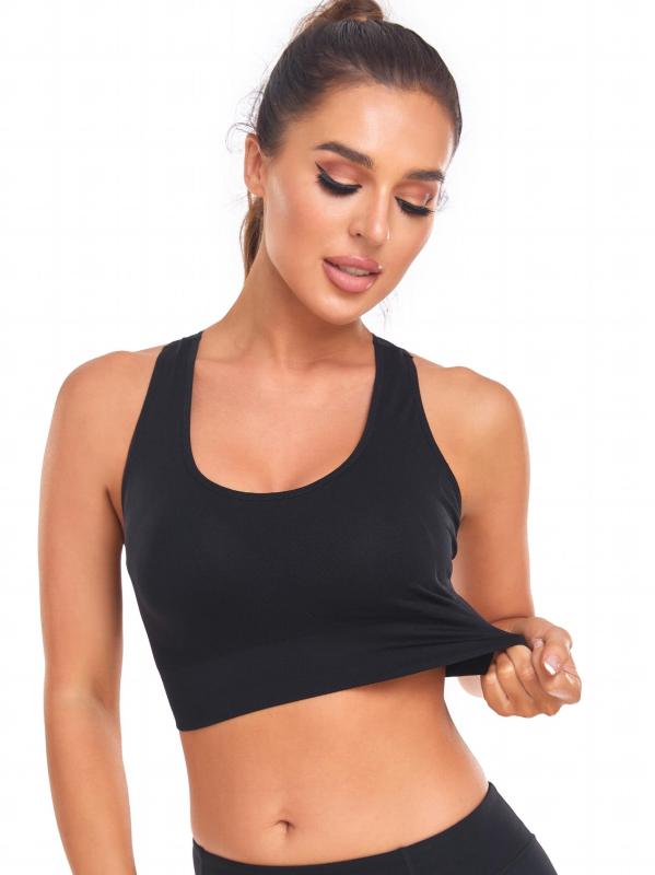 Mesh Breathable Sports Bra High Impact Sexy Tank Top