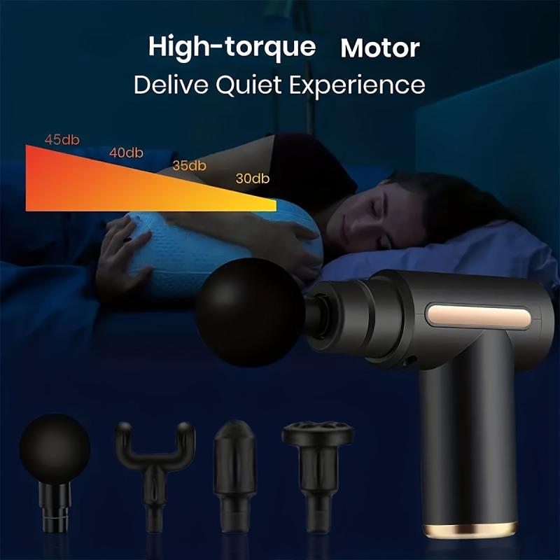 Deep Tissue Massage Gun Handheld Percussion Massager for Body Back Pain