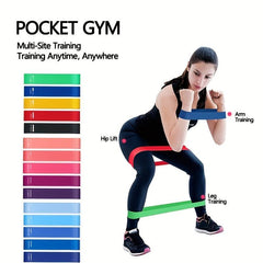 5pcs Elastic Band Resistance Yoga Set