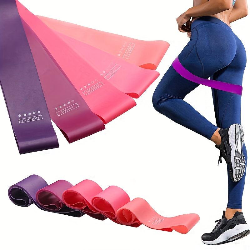 5pcs Elastic Band Resistance Yoga Set