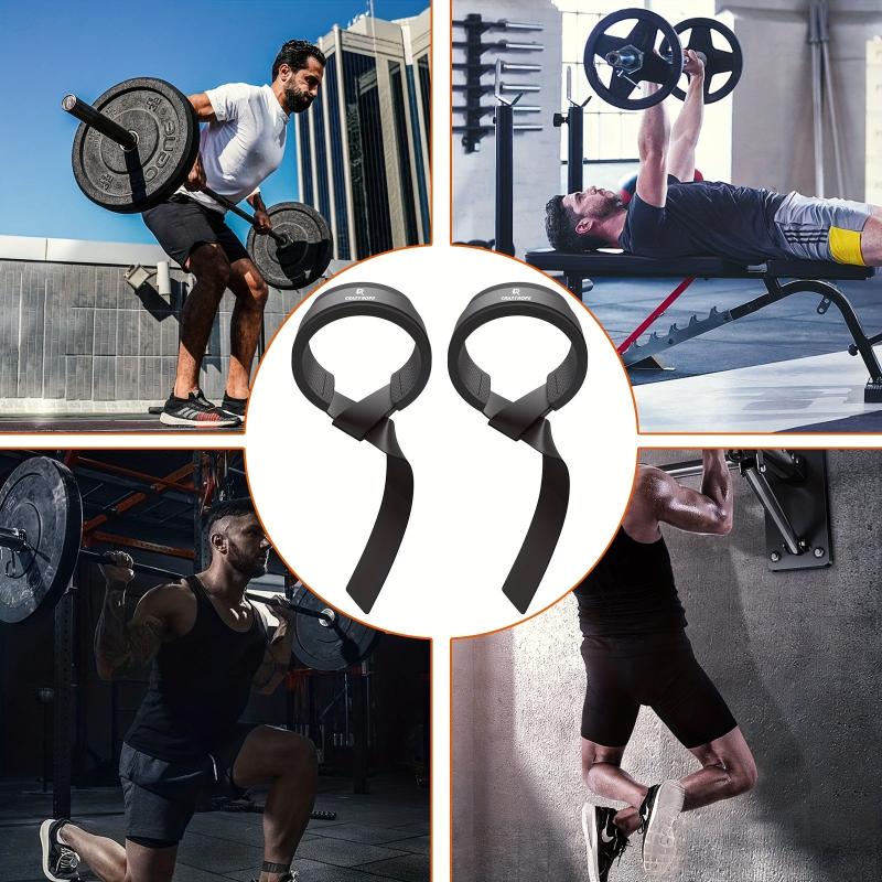 Non Slip Deadlift Wrist Straps for Enhanced Grip and Support