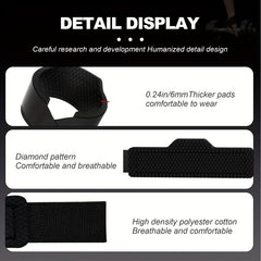 Non Slip Deadlift Wrist Straps for Enhanced Grip and Support