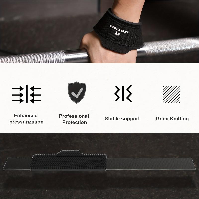 Non Slip Deadlift Wrist Straps for Enhanced Grip and Support