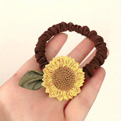 Sunflowers Hair Tie Hair Bands Scrunchies Hair Accessories