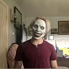 Latex Eyed Demon Mask for Halloween Party Costume