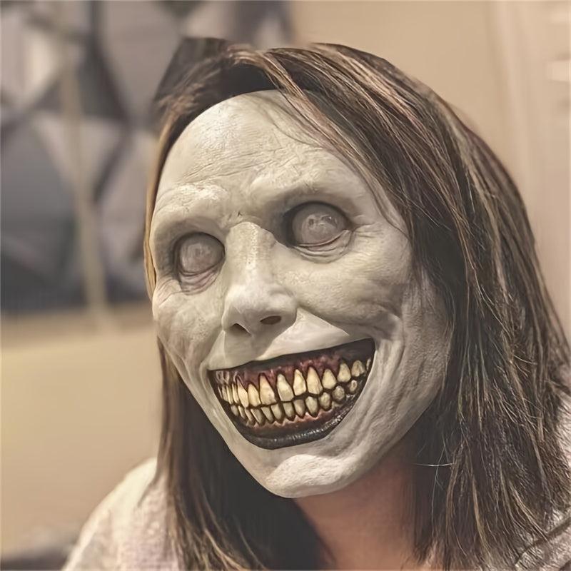 Latex Eyed Demon Mask for Halloween Party Costume