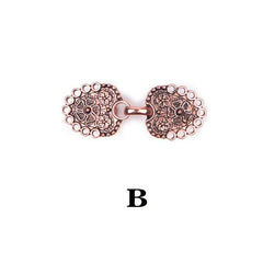 Vintage Shawl Sweater Clips Women Girl Collar Clips Formal Dress Shirt Brooch