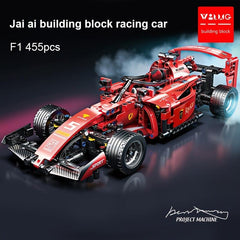 Block Car Kid Gift DIY Engineering Construction Toy High Sports Car