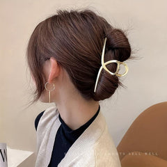 3pcs Geometric Hair Claw Set Anti-slip Hair Crab Clip