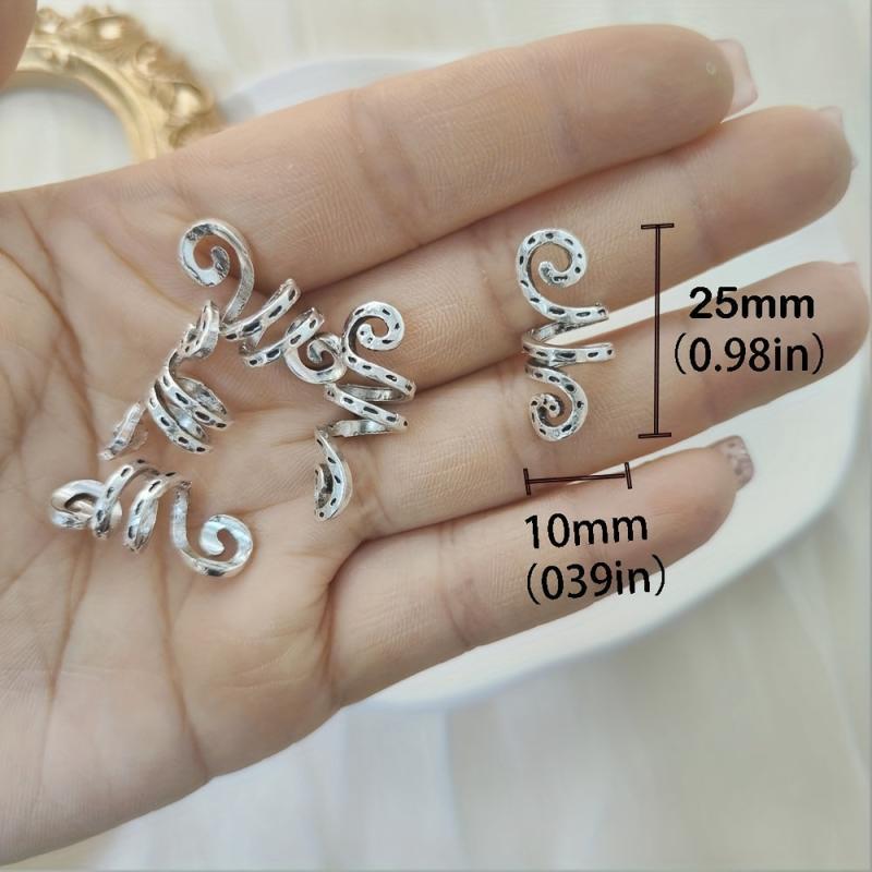 Snake Shaped Zinc Alloy Dreadlocks Clip DIY Hair Accessory