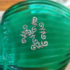 Snake Shaped Zinc Alloy Dreadlocks Clip DIY Hair Accessory