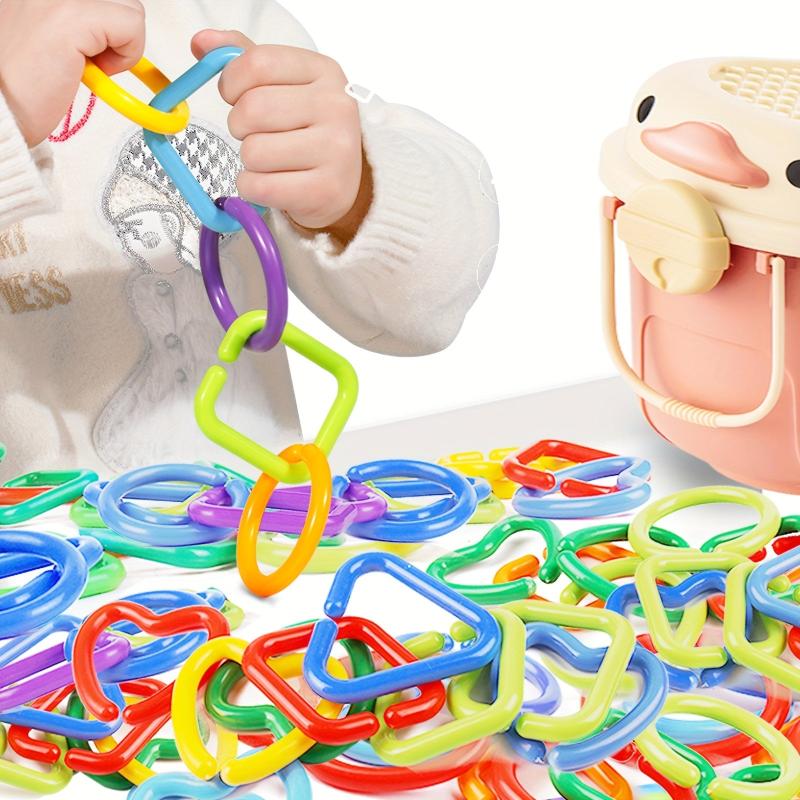 Kids Geometric Chain Brain Puzzle Toy