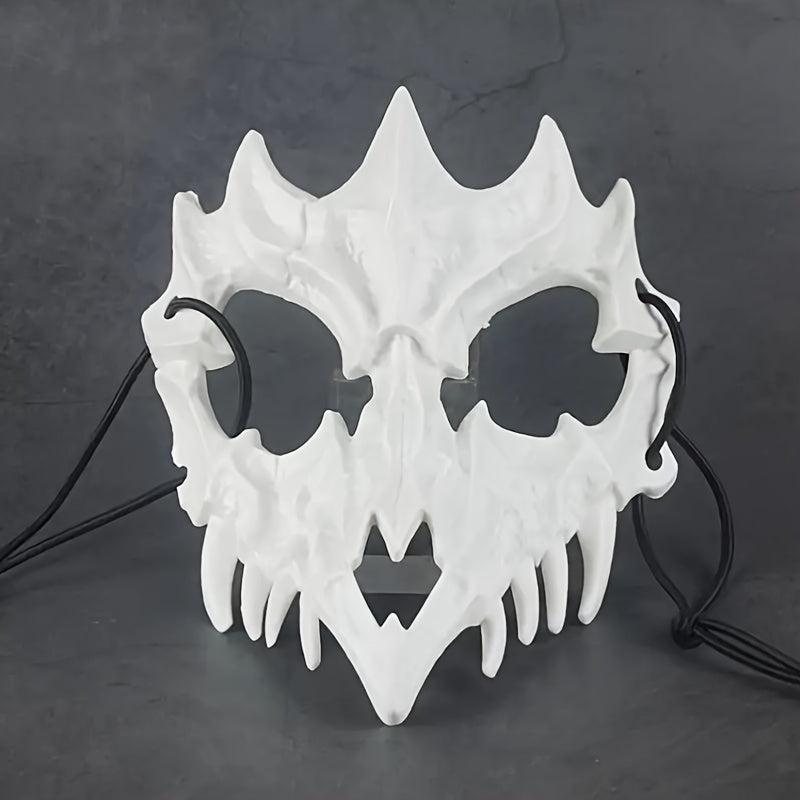 Skull Wolf Shape Mask Tigers Wolf Skull Half Face Mask Halloween Cosplay Costume