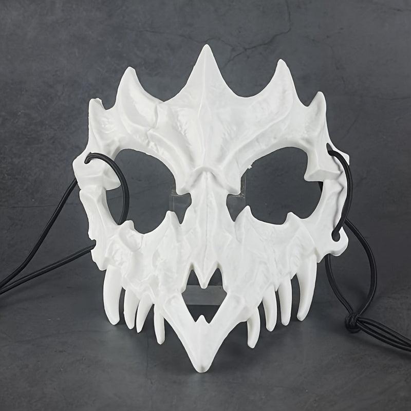 Skull Wolf Shape Mask Tigers Wolf Skull Half Face Mask Halloween Cosplay Costume