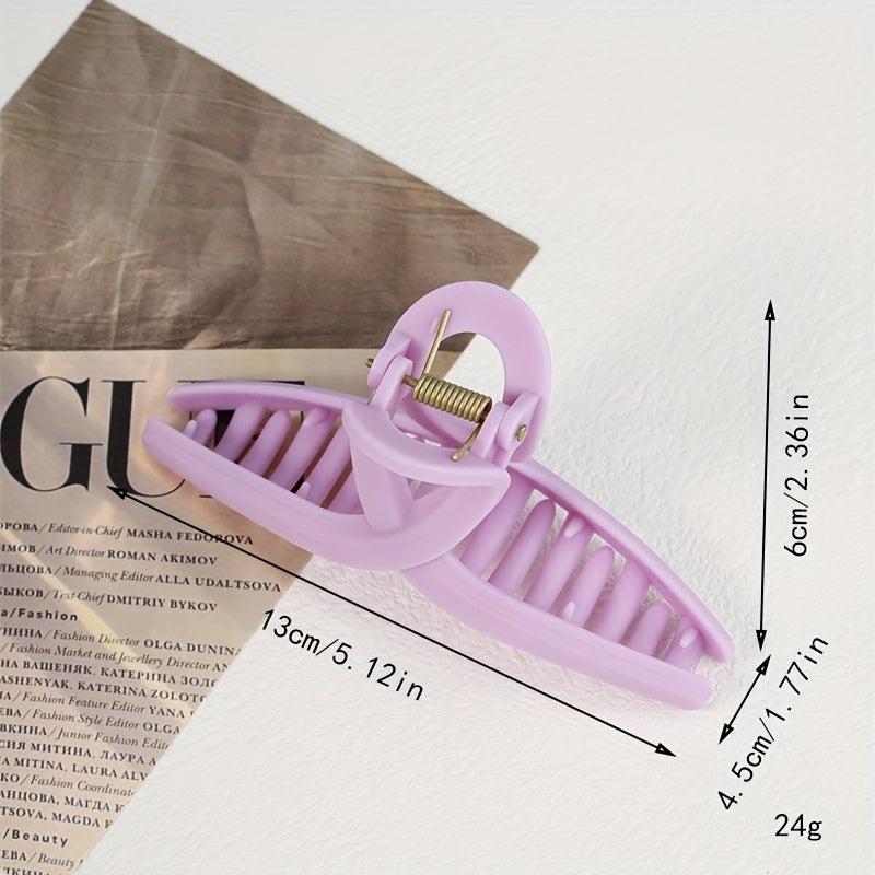 12in Large Matte Hair Grab Clip Solid Solor Headwear for Women Girls