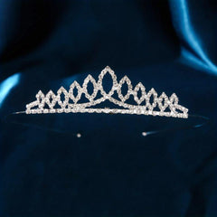1pc Silver Rhinestone Hair Crown Bride Wedding Tiara