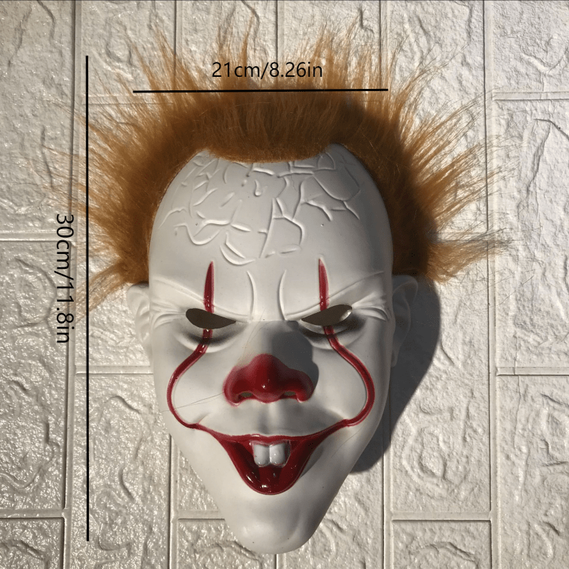 Halloween Horror Clown Mask Scary Evil Cosplay