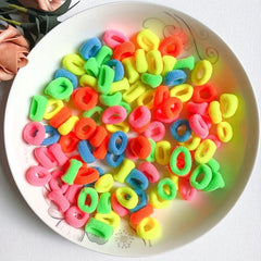 100pcs Multicolored Hair Tie Hair Bands Ponytail Holders Scrunchies Ties