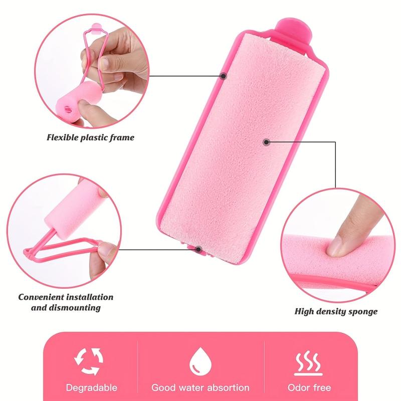 Foam Hair Rollers Sleeping Hair Curlers Hair Styling Curlers Sponge Curlers