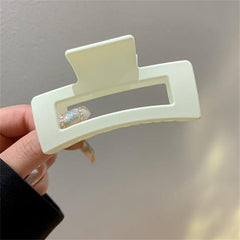 1Pc 3.54in Frosted Hair Clip Square Hair Accessories
