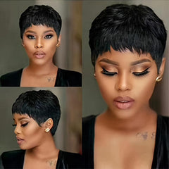 Short Hair Pixie Wigs Layered Short Hair Wigs Women Pixie Cut Wigs