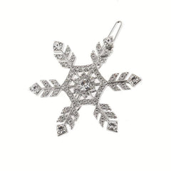 Rhinestone Snowflake Hairpin Hollow Hair Accessories