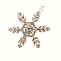 Rhinestone Snowflake Hairpin Hollow Hair Accessories