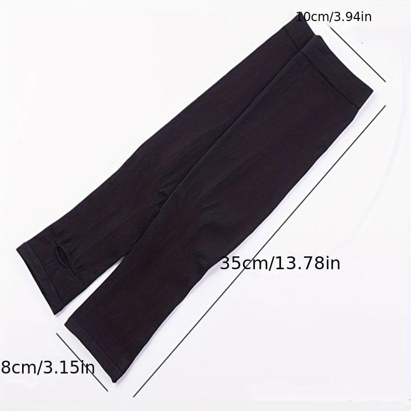 Ice Silk Sunscreen Cuff Arm Sleeves UV Protection Gloves