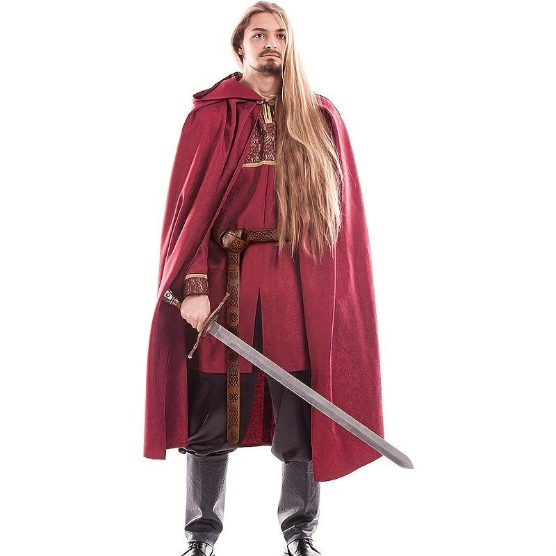 2pcs Medieval Leather Ring Belt Renaissance Viking Belt O Ring Knight Waist Belt