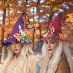 Ghost Halloween Witch Hat Felt Tip Hat Craft
