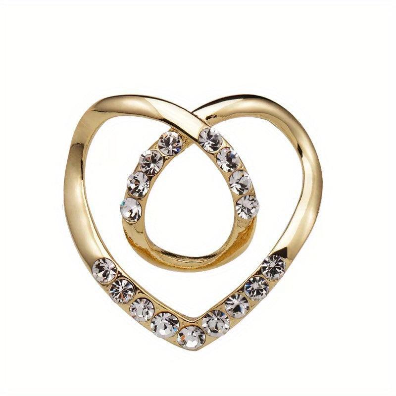 3pcs Alloy Metal T Shirt Clip Ring Large Size T Shirt Scarf Clip For Women Girls