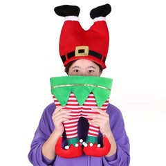 Adult Clown Hat Red Pants Christmas Decoration