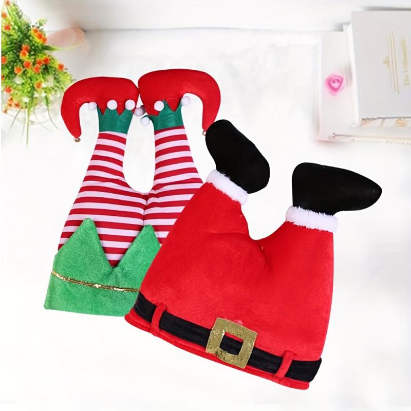 Adult Clown Hat Red Pants Christmas Decoration