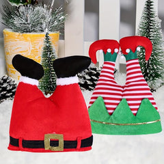 Adult Clown Hat Red Pants Christmas Decoration
