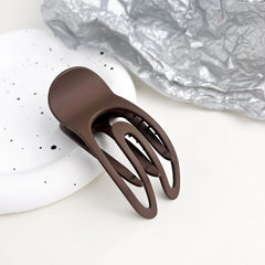 1pc Plastic Hair Clip Medium Frosted U Shape Hair Clips