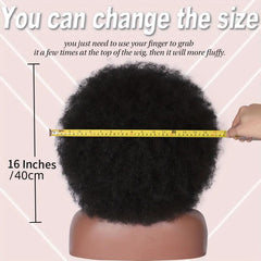 Short Fluffy African Wig Heat Resistant Synthetic Unisex Anime Fancy Funny Wig