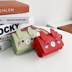 Rabbit Baby Girls Small Crossbody Bags Cartoon Kids Boys Mini Coin Purse Handbag