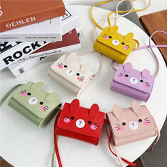 Rabbit Baby Girls Small Crossbody Bags Cartoon Kids Boys Mini Coin Purse Handbag