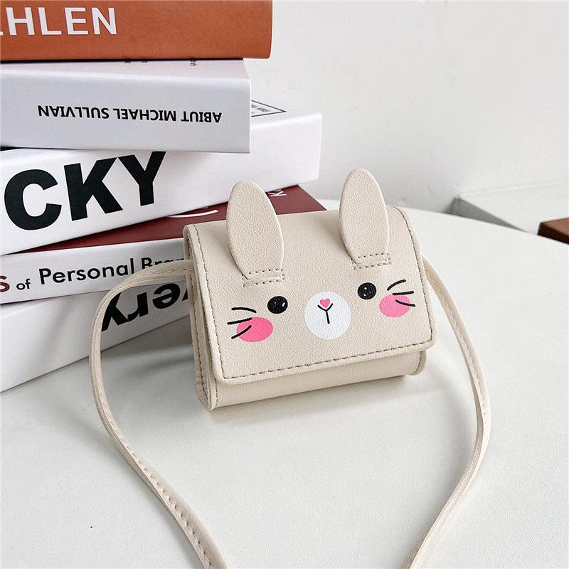 Rabbit Baby Girls Small Crossbody Bags Cartoon Kids Boys Mini Coin Purse Handbag